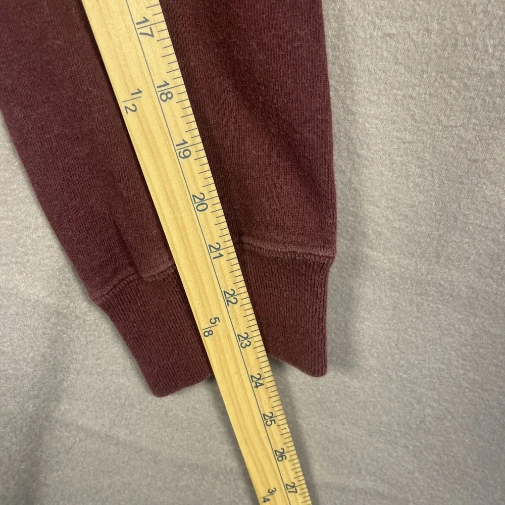 Polo Ralph Lauren Sweater Mens XL Wool Maroon Striped Embroidered Preppy Classic
